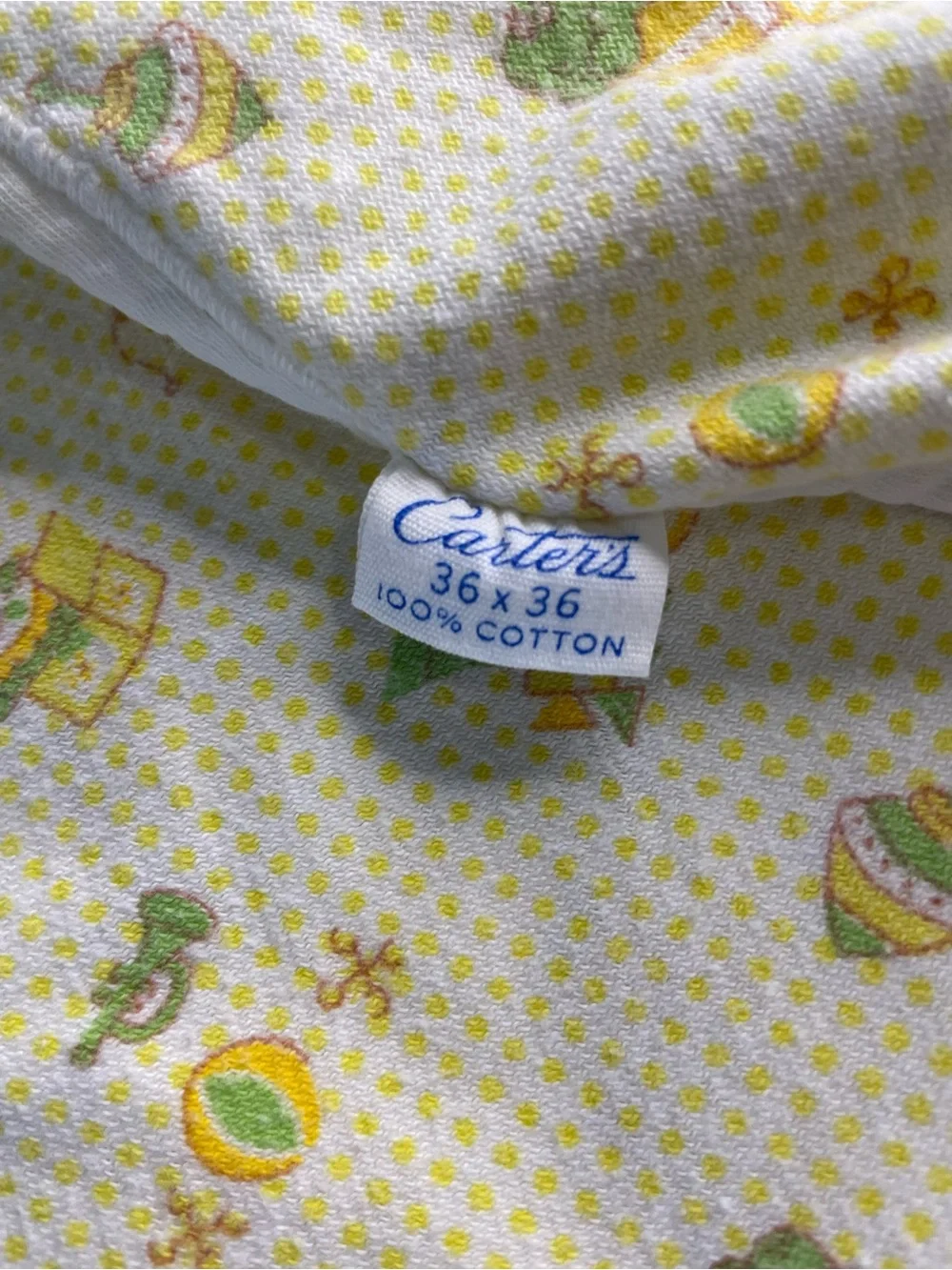 Vintage Carter's Baby Blanket Train Toy Lovey Security Replacement ✔️Size Flaws